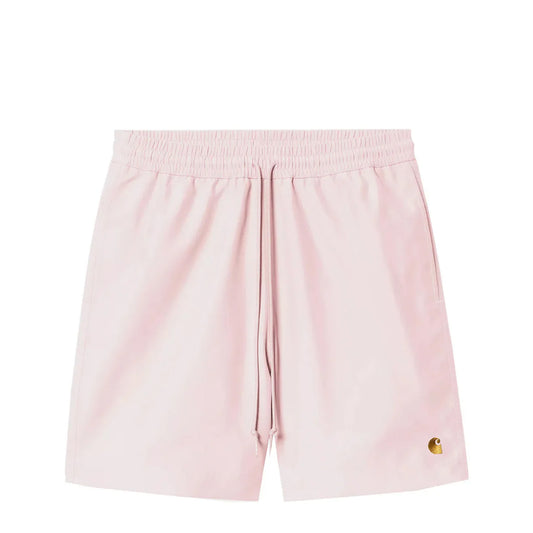 Carhartt WIP Chase Swim Trunks Dusky Pink / Gold