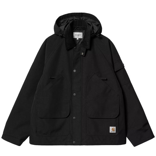 Carhartt WIP Clarton Jacket Black / Black - The Sporting Lodge