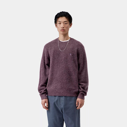 Carhartt WIP Curtis Sweater Tangled Shady Purple