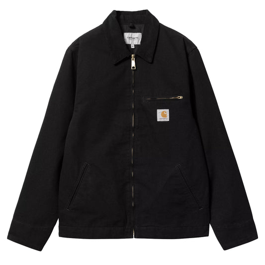 Carhartt WIP Detroit Jacket Black / Black Rinsed - The Sporting Lodge
