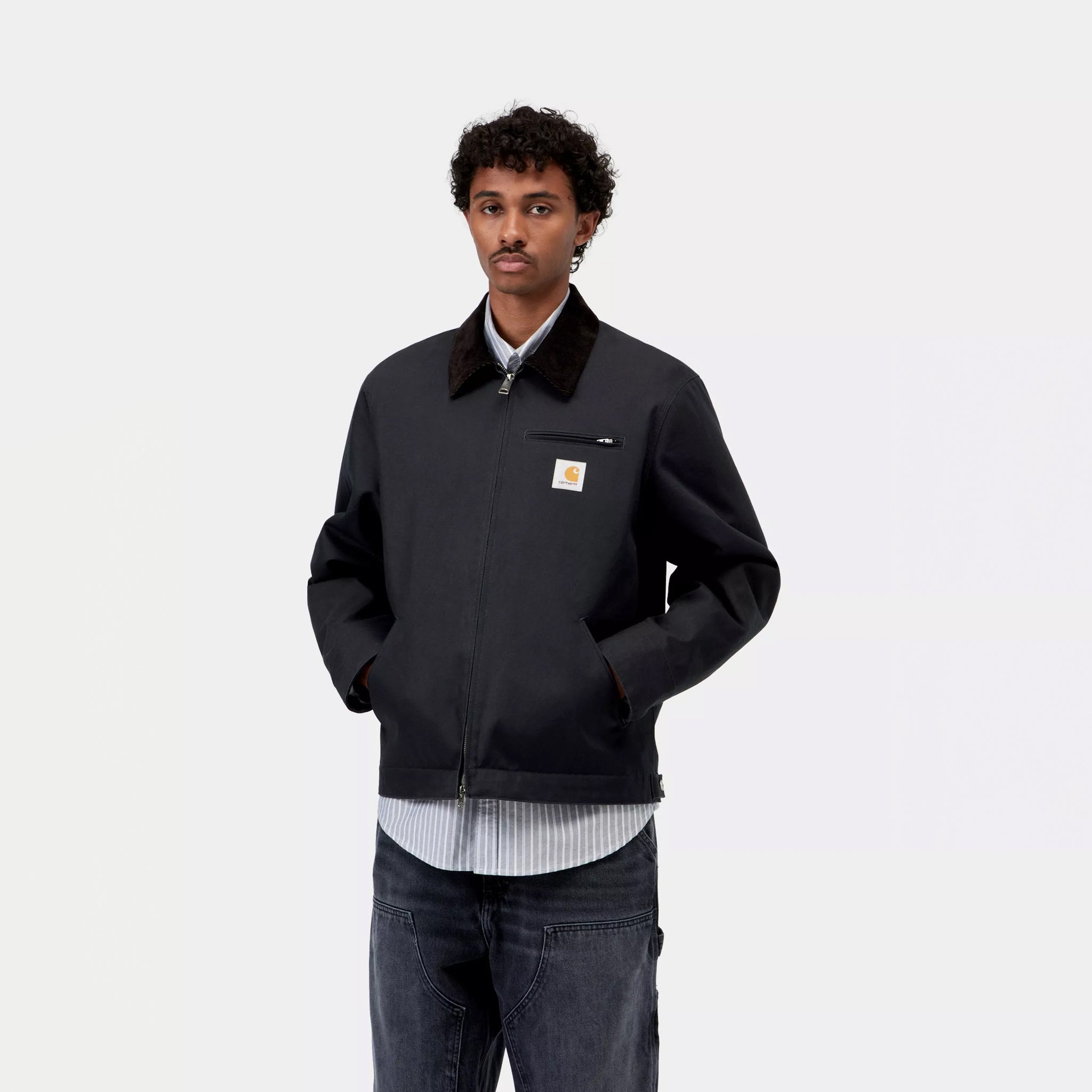 Carhartt WIP Detroit Jacket Dark Navy / Black Rigid – The Sporting