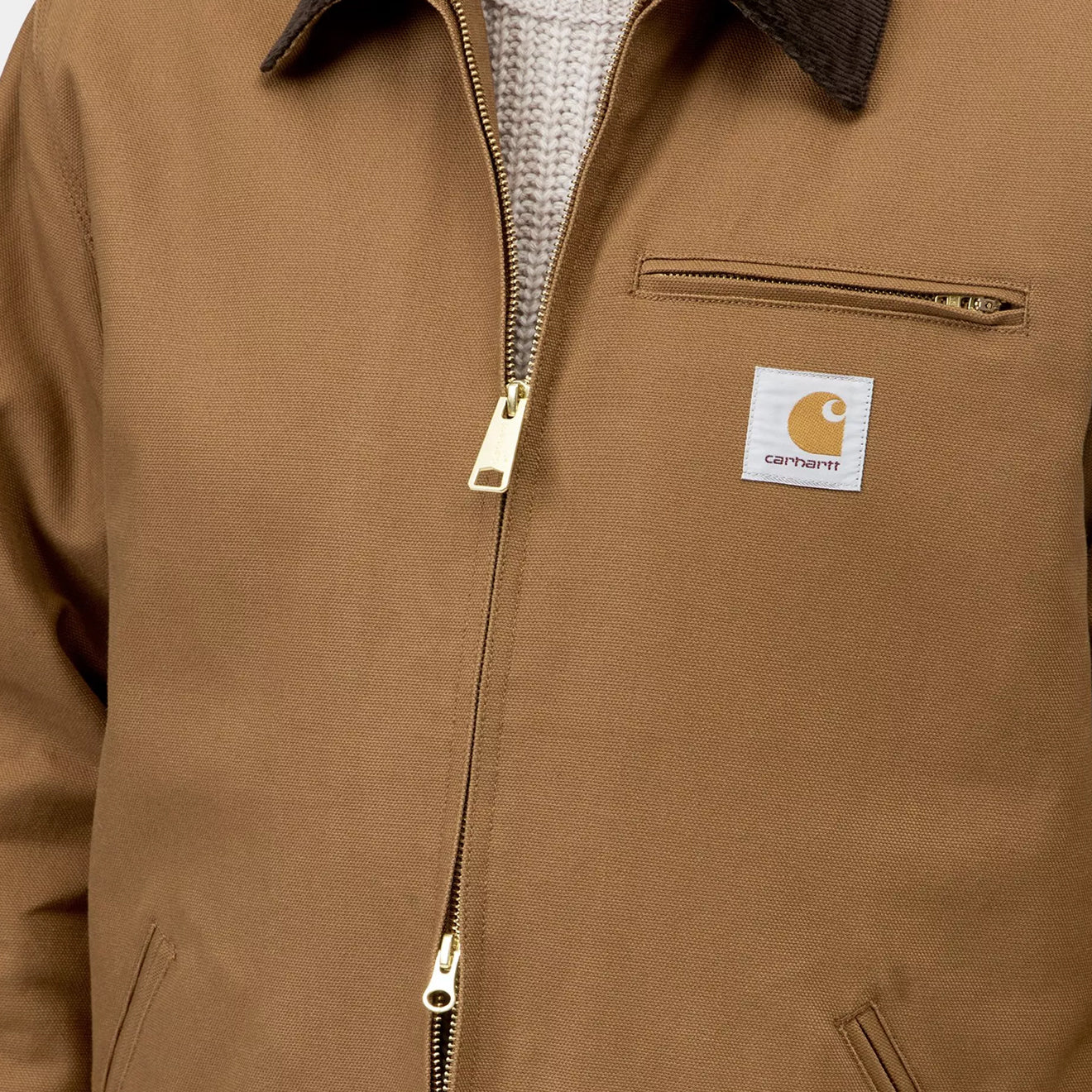 Carhartt WIP Detroit Jacket Hamilton Brown / Tobacco Rigid