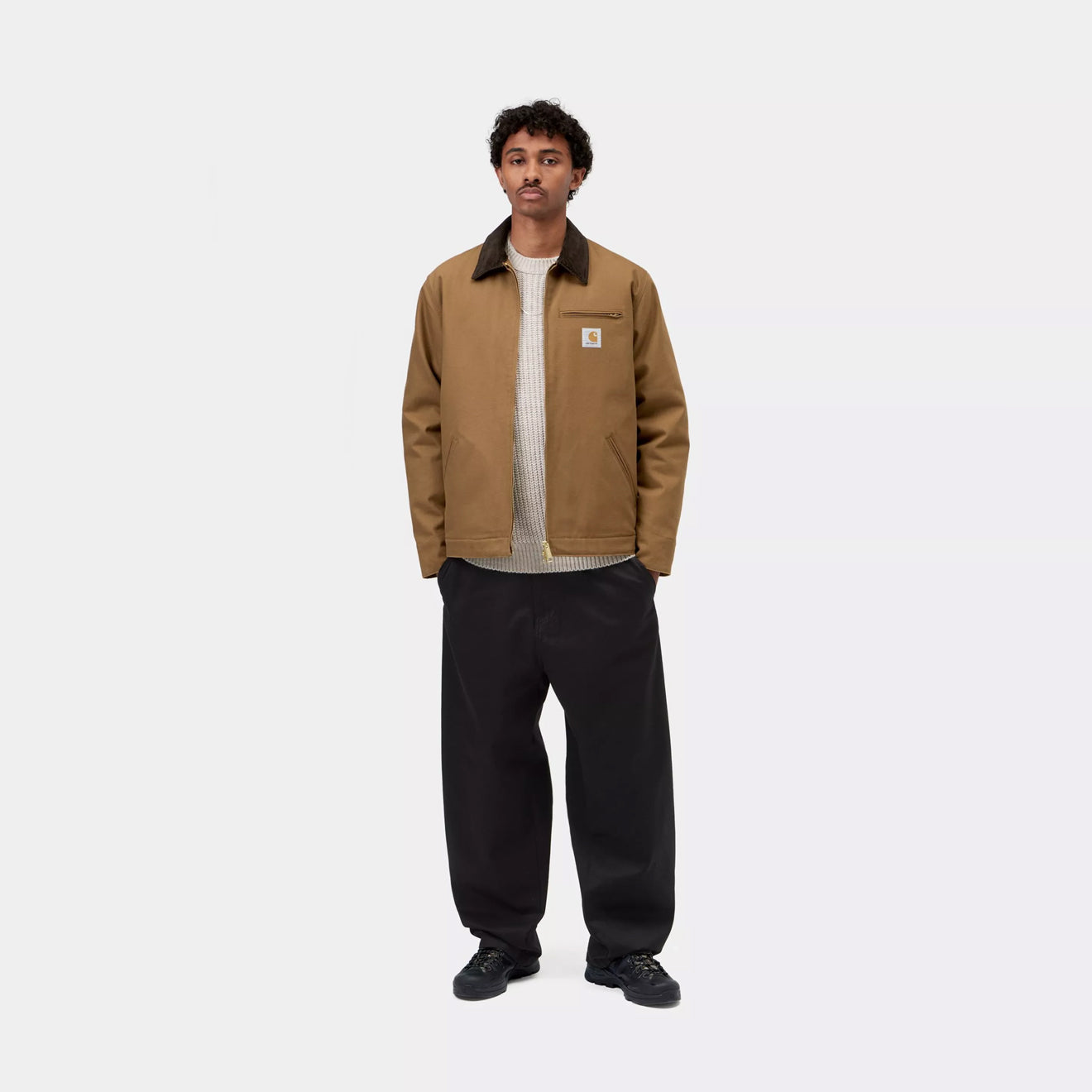 Carhartt WIP Detroit Jacket Hamilton Brown / Tobacco Rigid