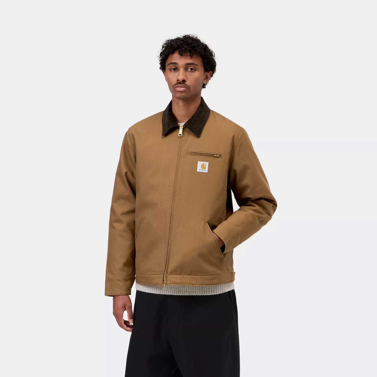 Carhartt WIP Detroit Jacket Hamilton Brown / Tobacco Rigid