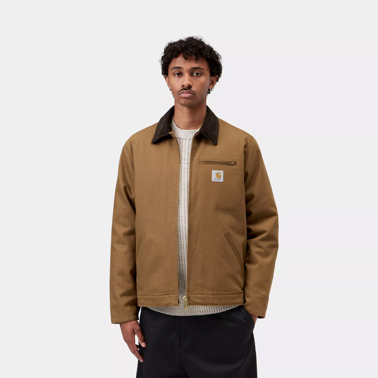 Carhartt WIP Detroit Jacket Hamilton Brown / Tobacco Rigid