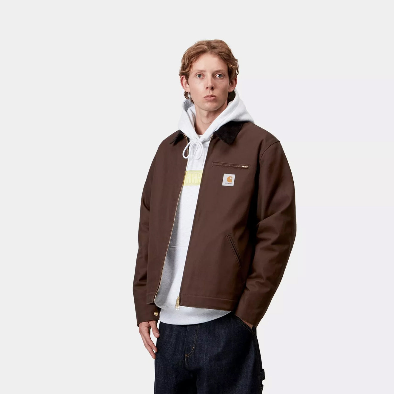 ジャケット・アウター CarharttWIP Detroit JACKET Tobacco rigid Carhartt WIP Detroit Jacket Tobacco / Black Rigid | The Sporting Lodge