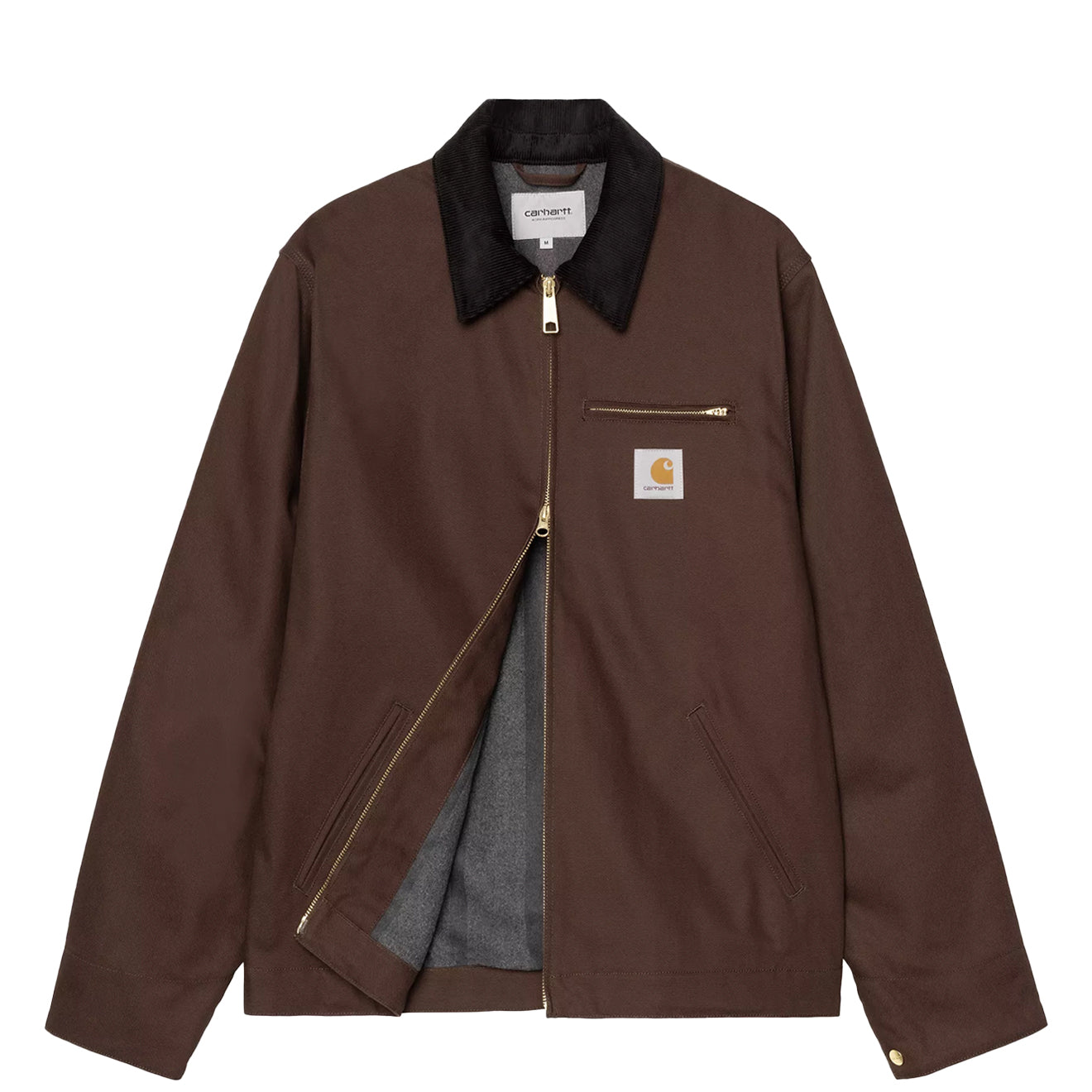 Carhartt WIP Detroit Jacket Tobacco / Black Rigid | The Sporting Lodge