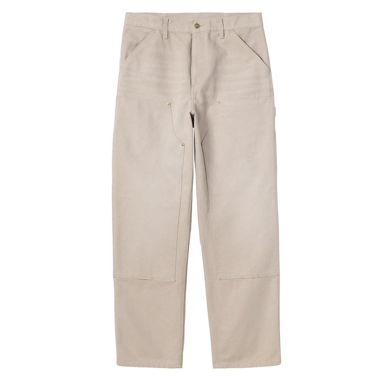 Carhartt WIP Double Knee Pant Dusky Beige Stone Canvas – The