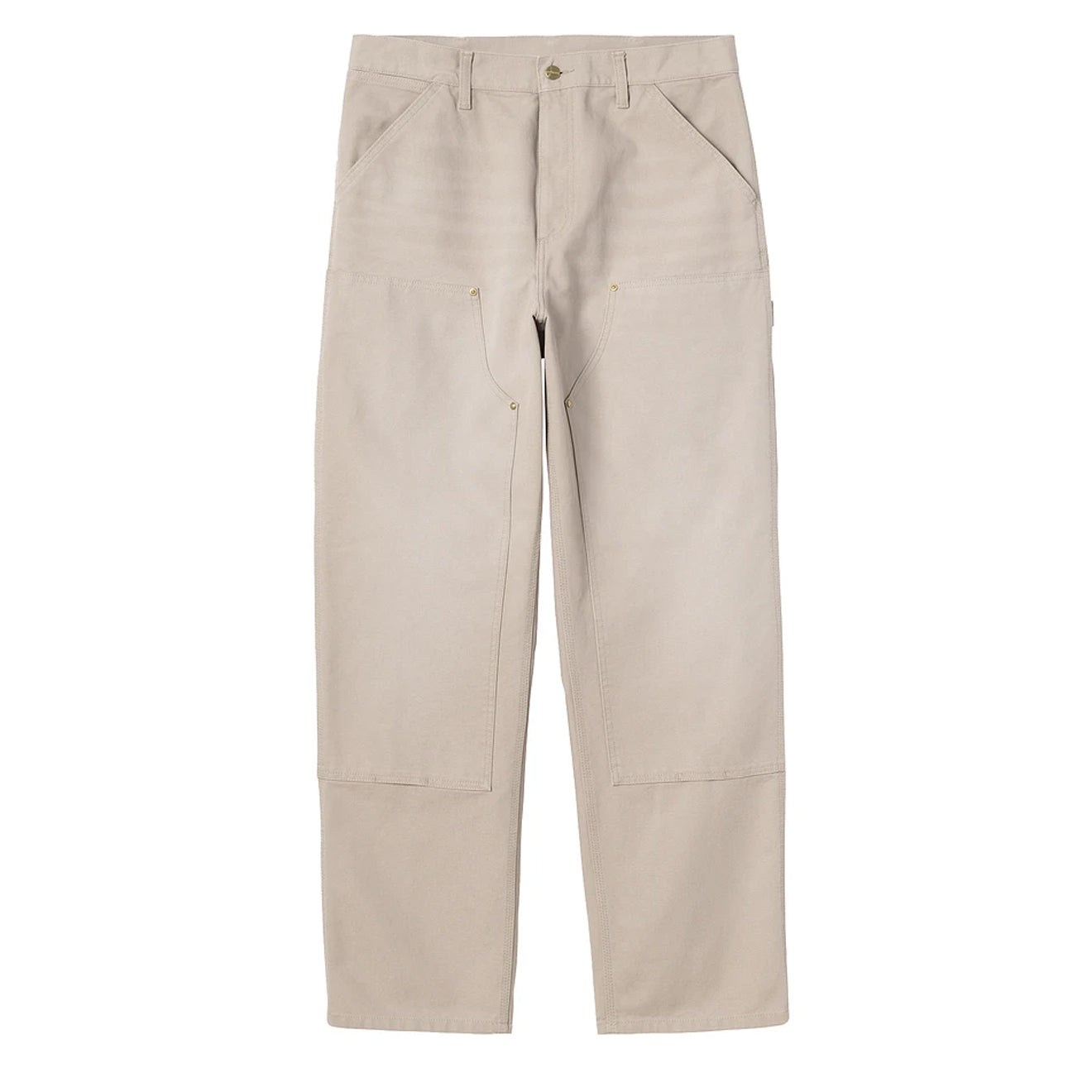 Carhartt WIP Double Knee Pant Dusky Beige Stone Canvas - The Sporting Lodge