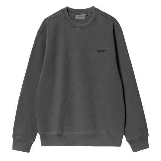Carhartt WIP Duster Script Sweat Black - The Sporting Lodge
