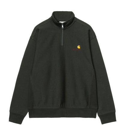 Carhartt WIP Half Zip American Script Sweat Raven