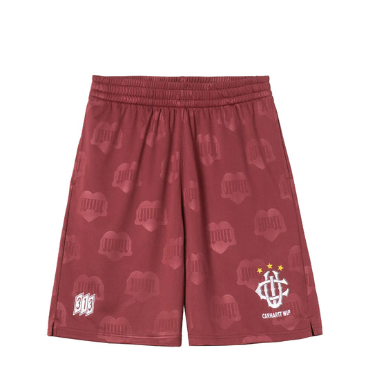 Carhartt WIP Harttes Football Short Heart Train Jacquard / Mulberry