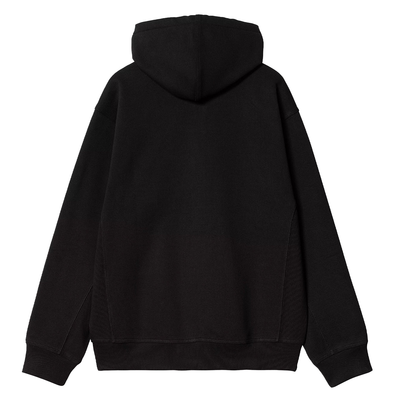 Carhartt WIP Hooded American Script Jacket Black - The Sporting Lodge