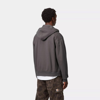 Carhartt WIP Hooded American Script Jacket Porphyry - The Sporting Lodge