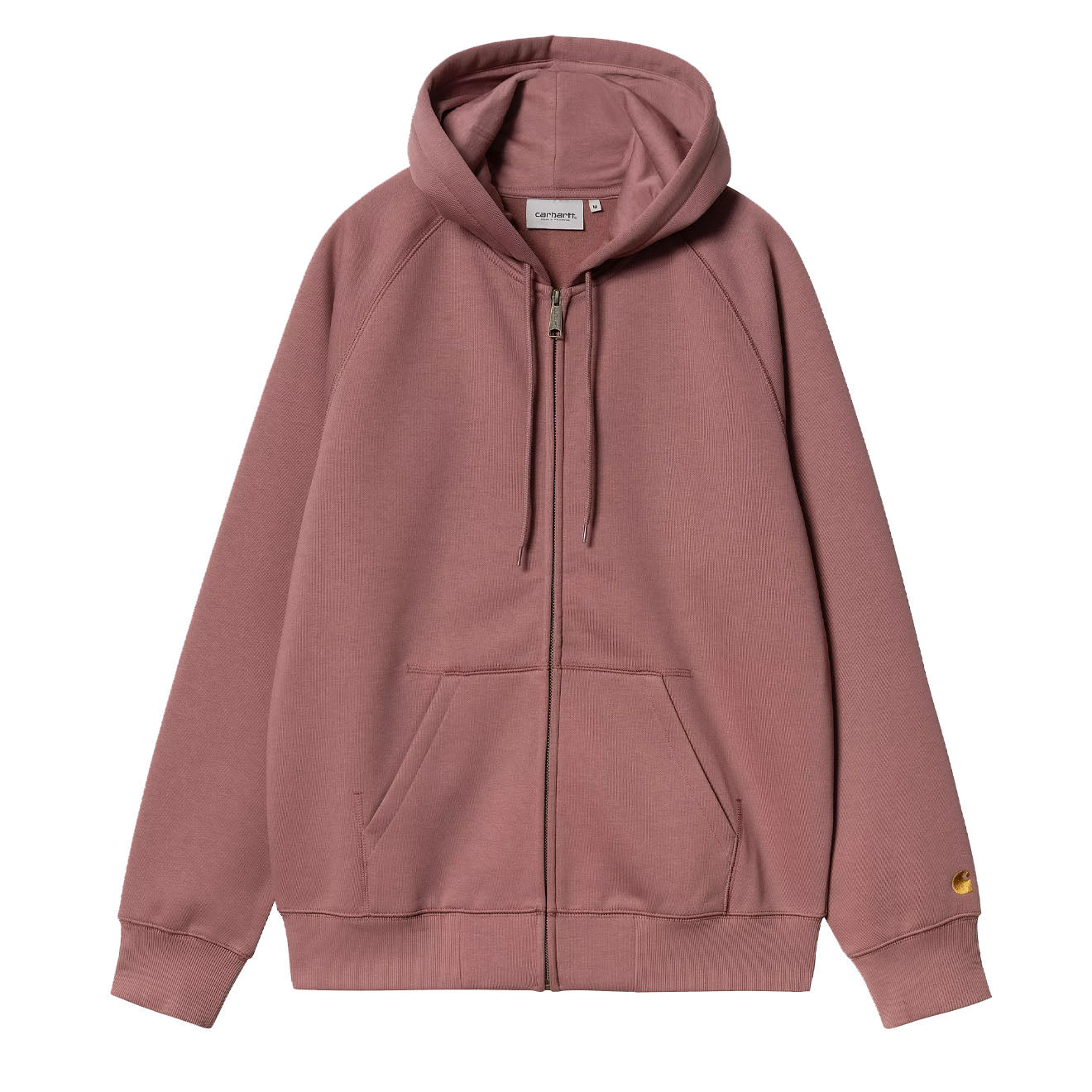 Carhartt WIP Hooded Chase Jacket Dusky Pink / Gold - The Sporting Lodge