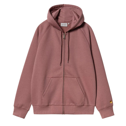 Carhartt WIP Hooded Chase Jacket Dusky Pink / Gold - The Sporting Lodge