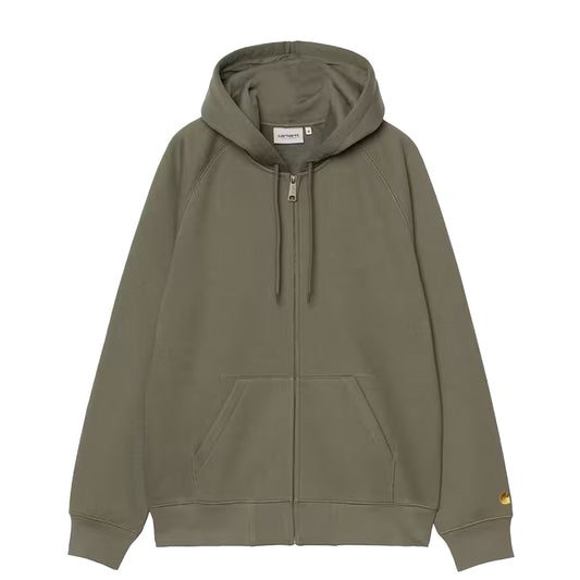 Carhartt WIP Hooded Chase Jacket Leaf / Gold