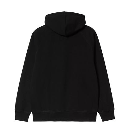 Carhartt WIP Hooded Chase Sweatshirt Black / Gold