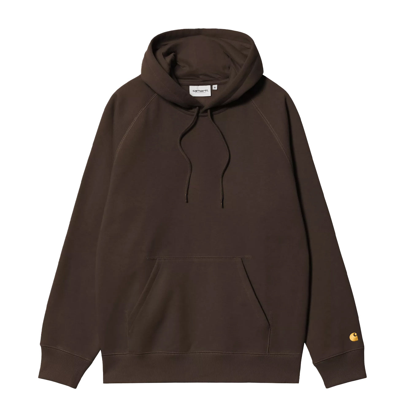 Carhartt WIP Hooded Chase Sweat Tobacco / Gold - The Sporting Lodge