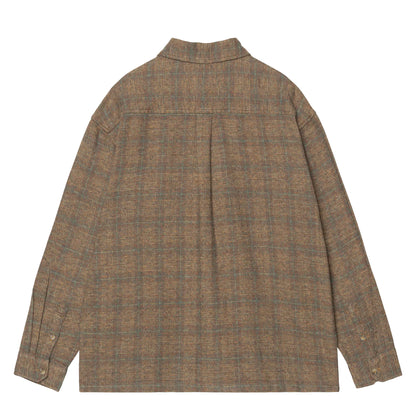 Carhartt WIP L/S Bagley Shirt Bagley Check / Hamilton Brown