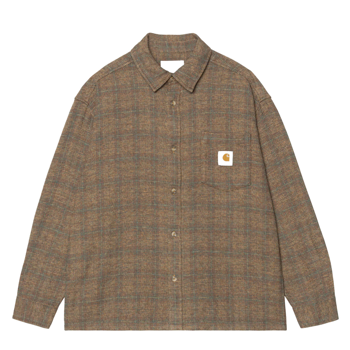Carhartt WIP L/S Bagley Shirt Bagley Check / Hamilton Brown