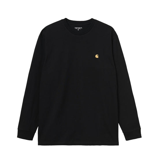 Carhartt WIP L/S Chase T-Shirt Black / Gold