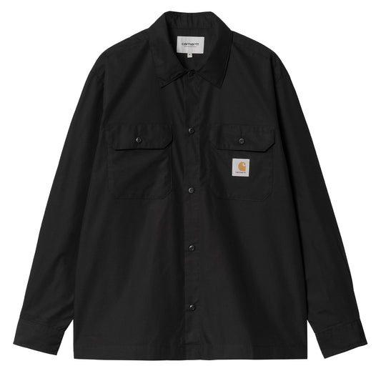 Carhartt WIP L/S Craft Shirt Black - The Sporting Lodge