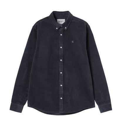 Carhartt WIP L/S Madison Cord Shirt Dark Navy