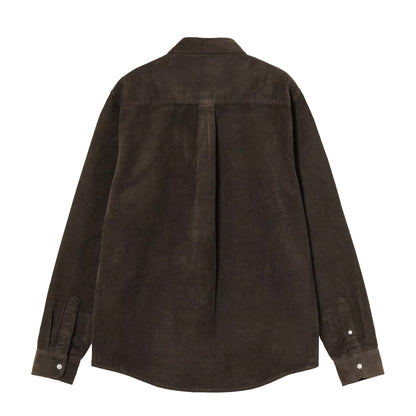 Carhartt WIP L/S Madison Cord Shirt Tobacco