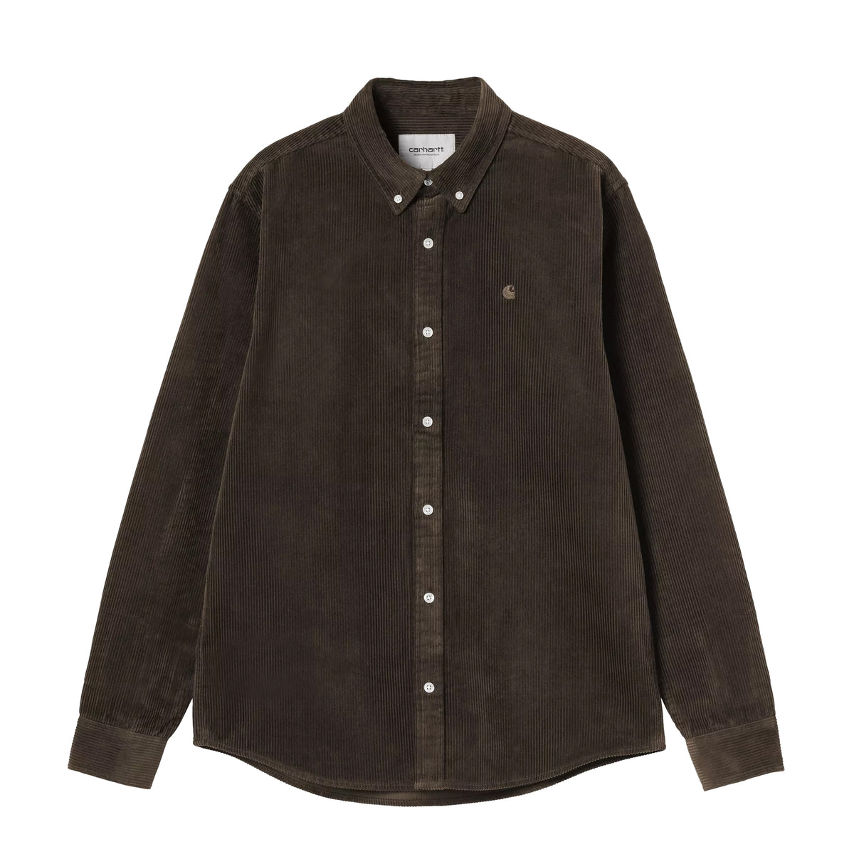 Carhartt WIP L/S Madison Cord Shirt Tobacco