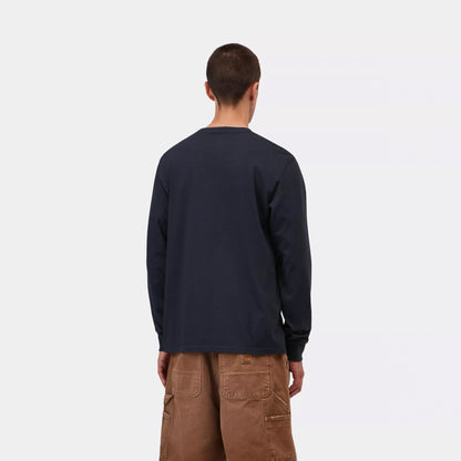 Carhartt WIP L/S Pocket T-Shirt Dark Navy