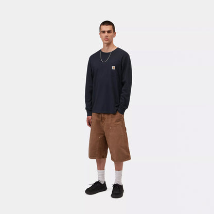 Carhartt WIP L/S Pocket T-Shirt Dark Navy