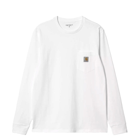 Carhartt WIP L/S Pocket T-Shirt White