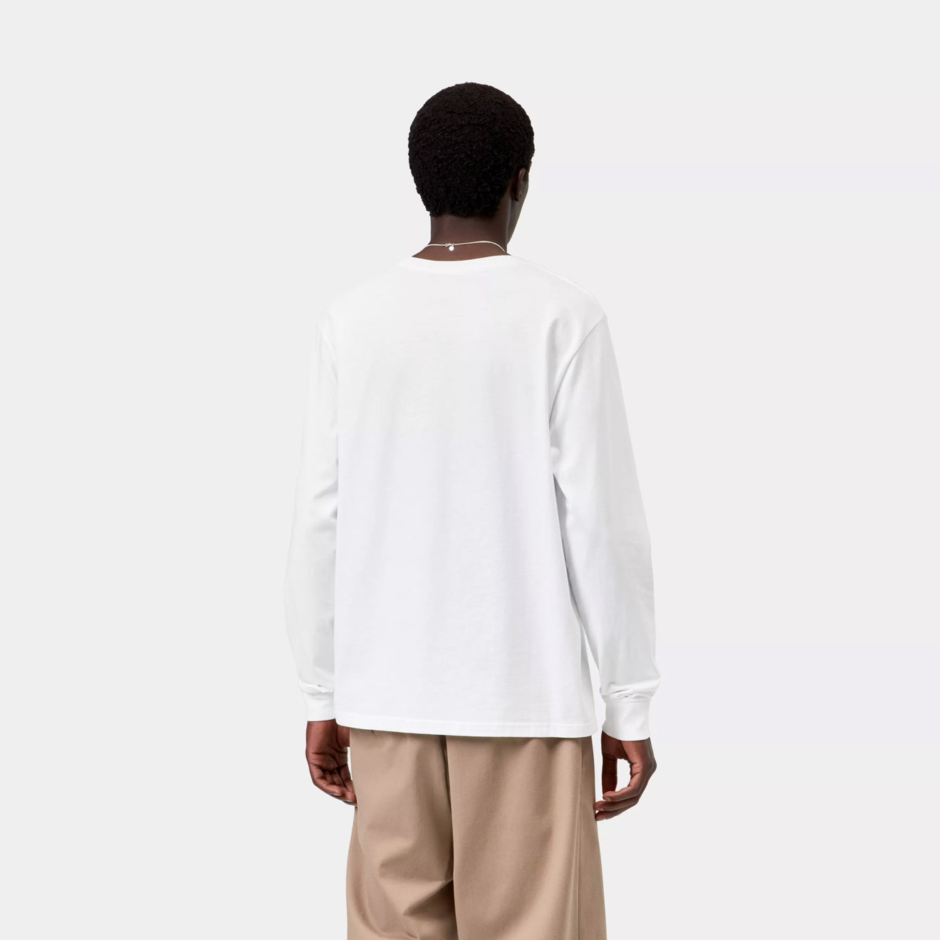 Carhartt WIP L/S Pocket T-Shirt White