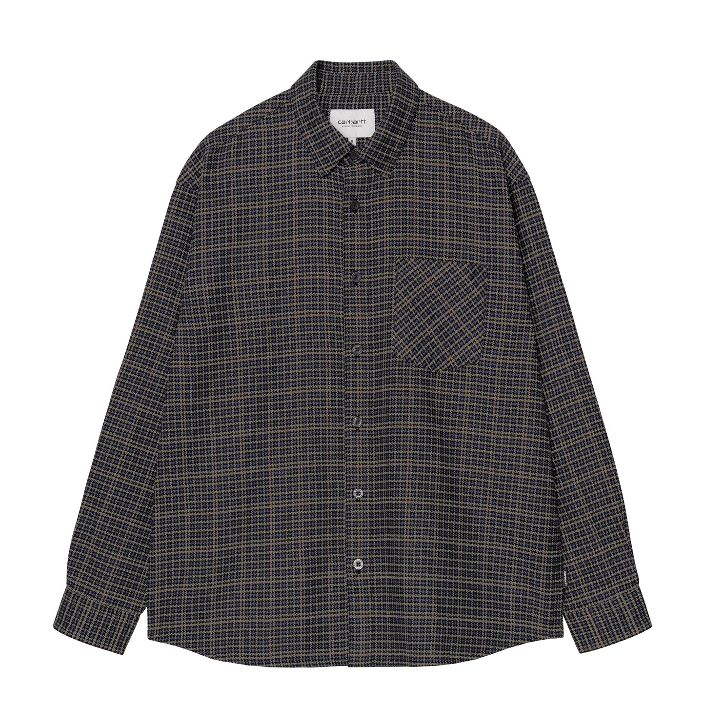 Carhartt WIP L/S Todrick Shirt Todrick Houndstooth / Blue