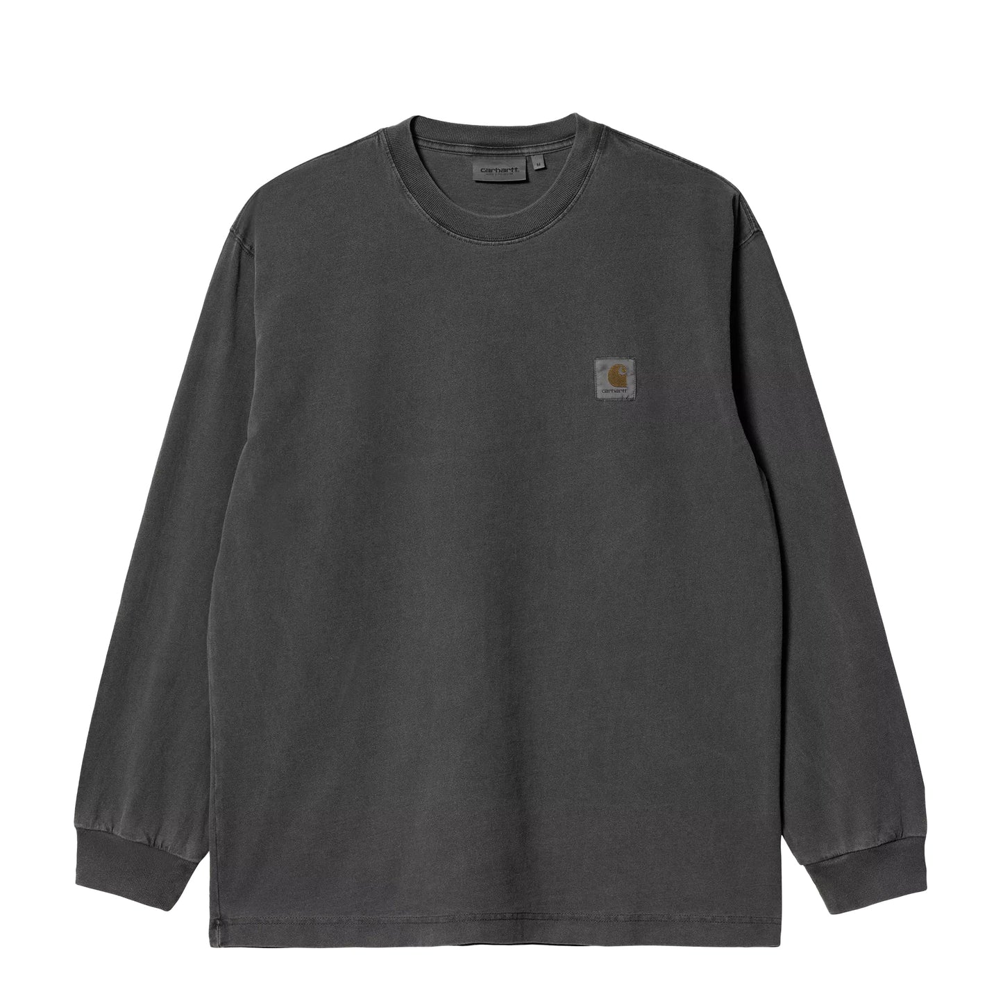Carhartt WIP L/S Vista T-Shirt Black Garment Dyed