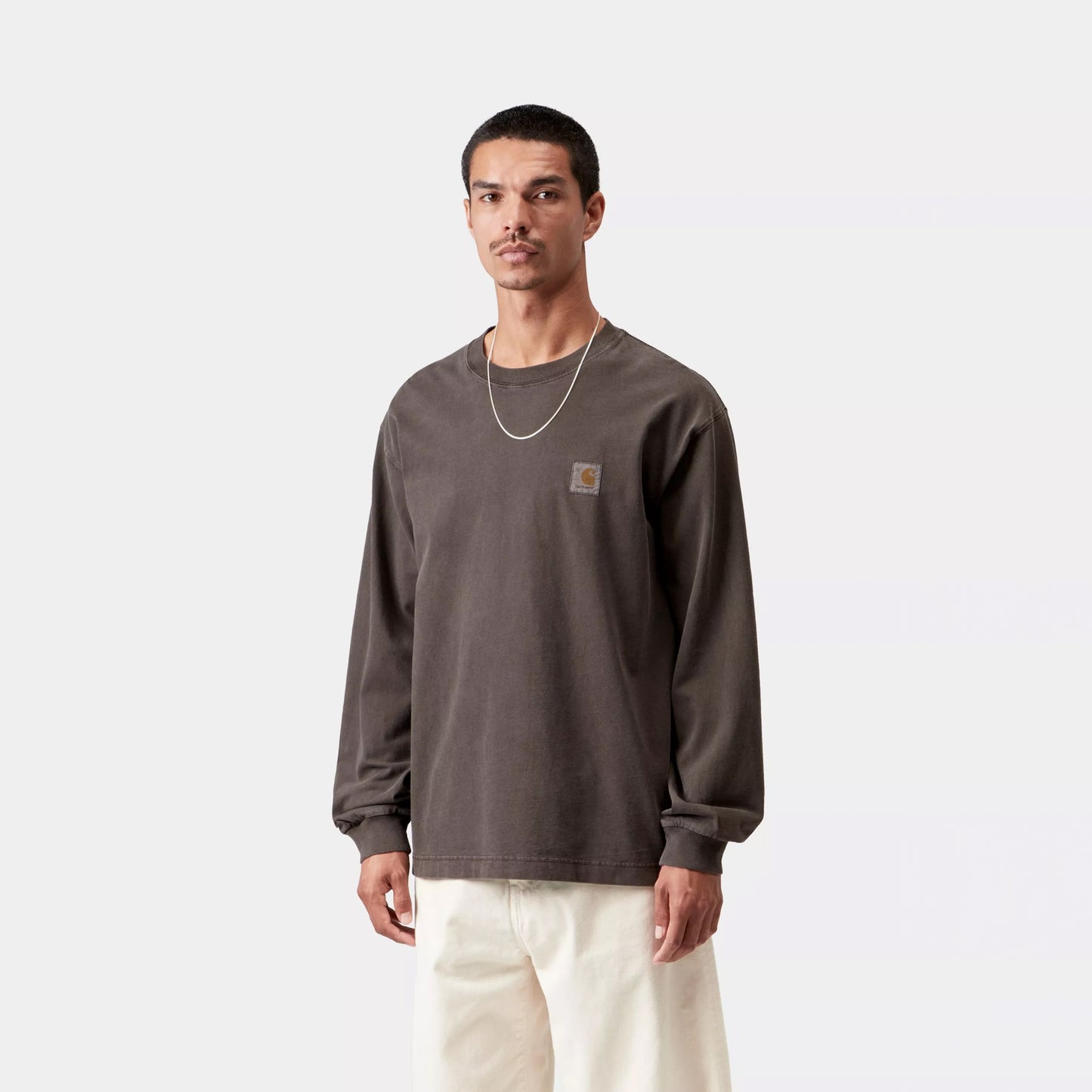 Carhartt WIP L/S Vista T-Shirt Tobacco Garment Dyed
