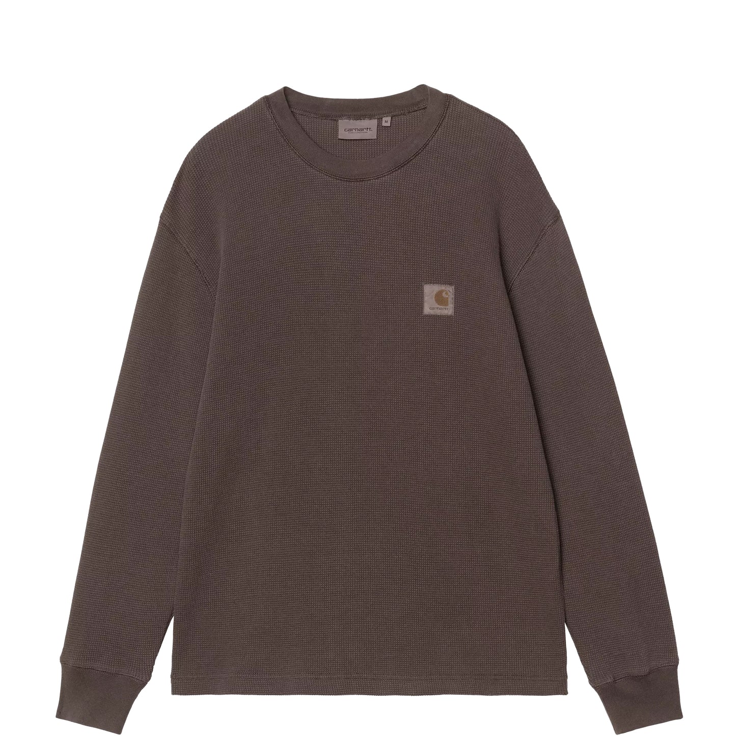 Carhartt WIP L/S Vista Waffle T-Shirt Tobacco Garment Dyed