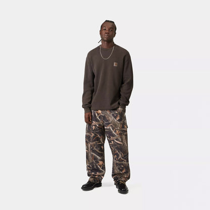 Carhartt WIP L/S Vista Waffle T-Shirt Tobacco Garment Dyed
