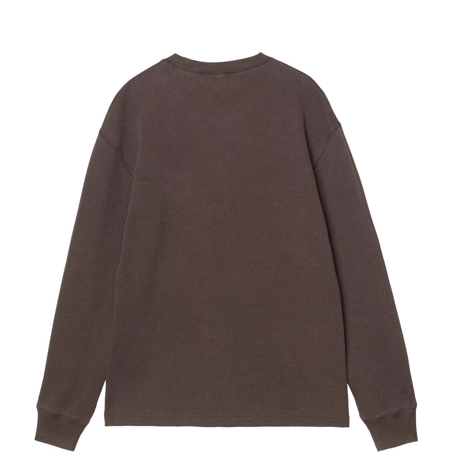 Carhartt WIP L/S Vista Waffle T-Shirt Tobacco Garment Dyed
