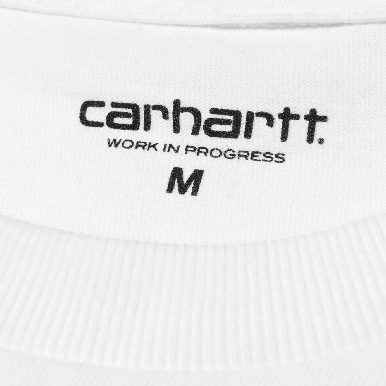 Carhartt WIP L/S Chase T-Shirt White / Gold - The Sporting Lodge