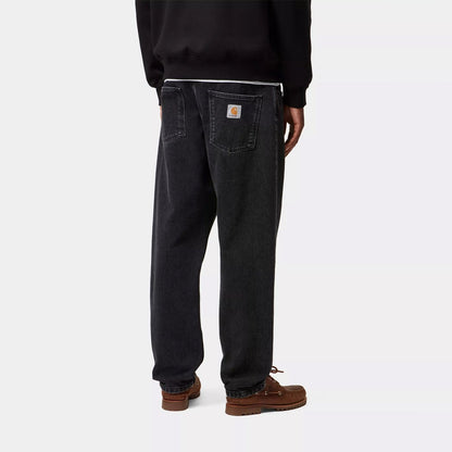 Carhartt WIP Newel Pant Black Stone Washed - The Sporting Lodge