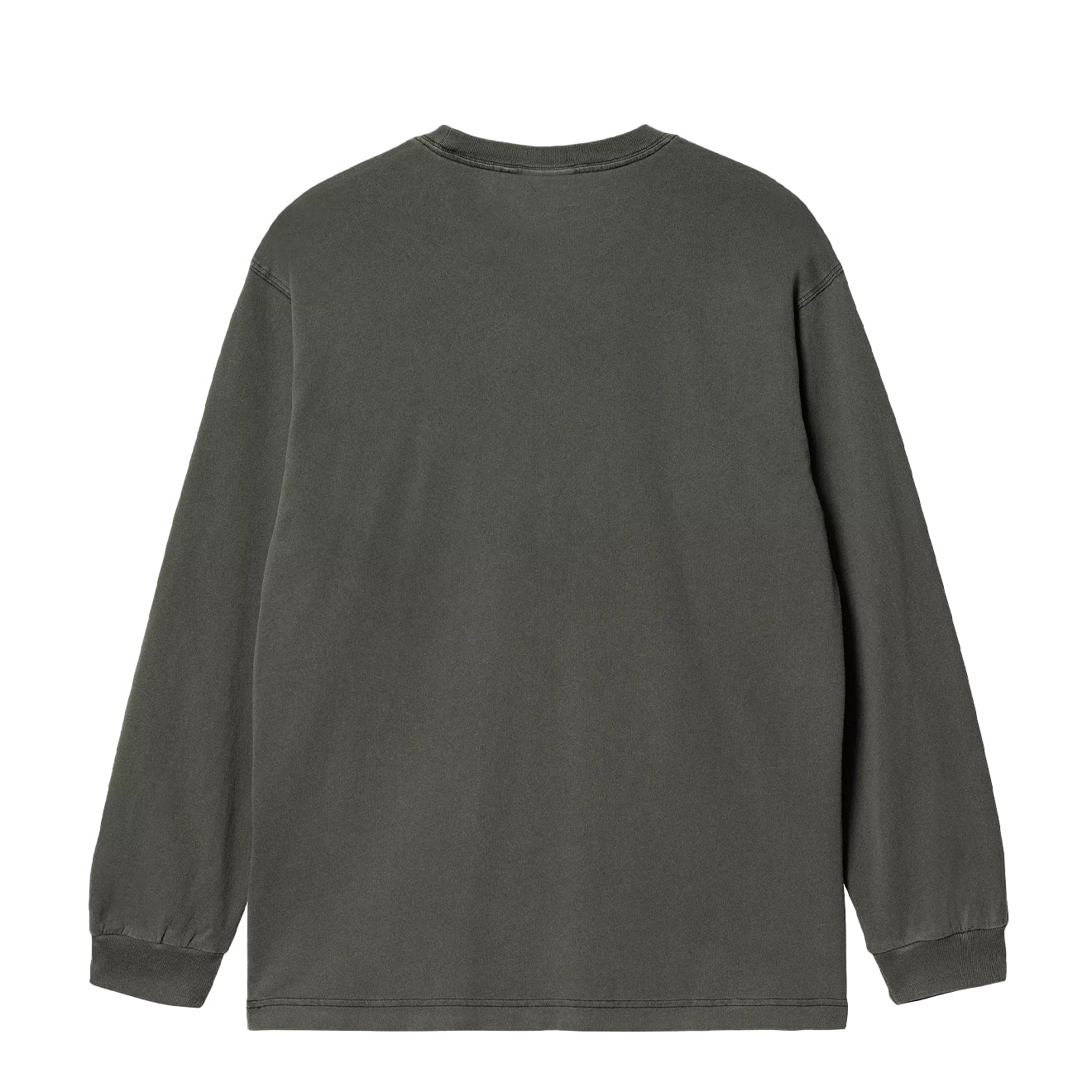 Carhartt WIP L/S Nelson T-Shirt Black Garment Dyed - The Sporting Lodge