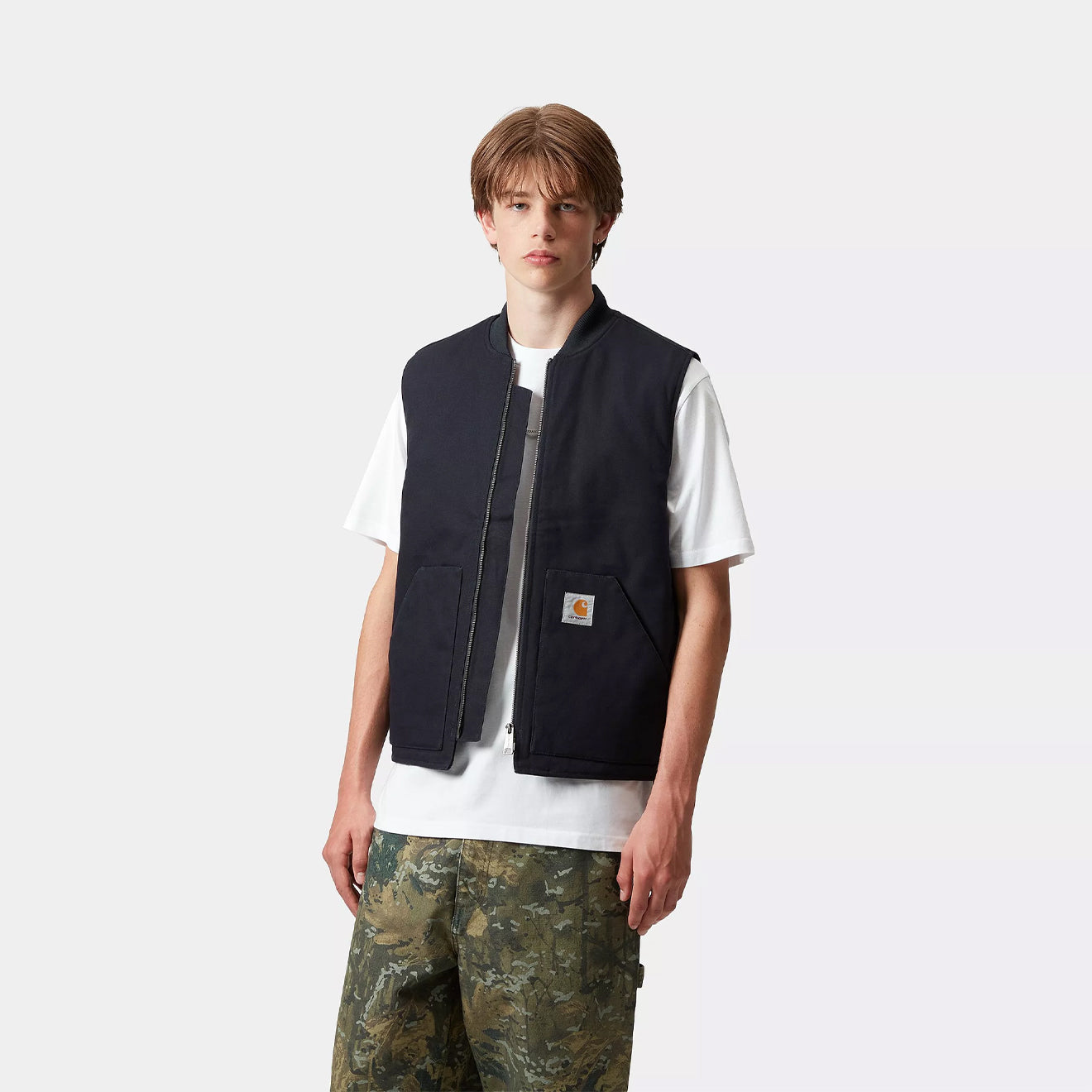 Carhartt WIP Classic Vest Dark Navy Rigid - The Sporting Lodge