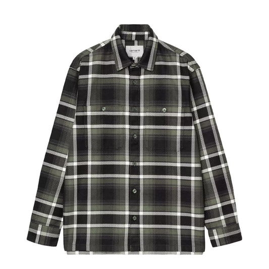 Carhartt WIP L/S Vaughn Shirt Vaughn Check Opuntia - The Sporting Lodge