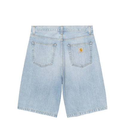 Carhartt WIP Landon Short Blue Heavy Worn Bleached