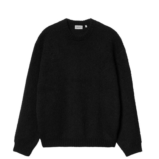 Carhartt WIP Merton Sweater Black - The Sporting Lodge