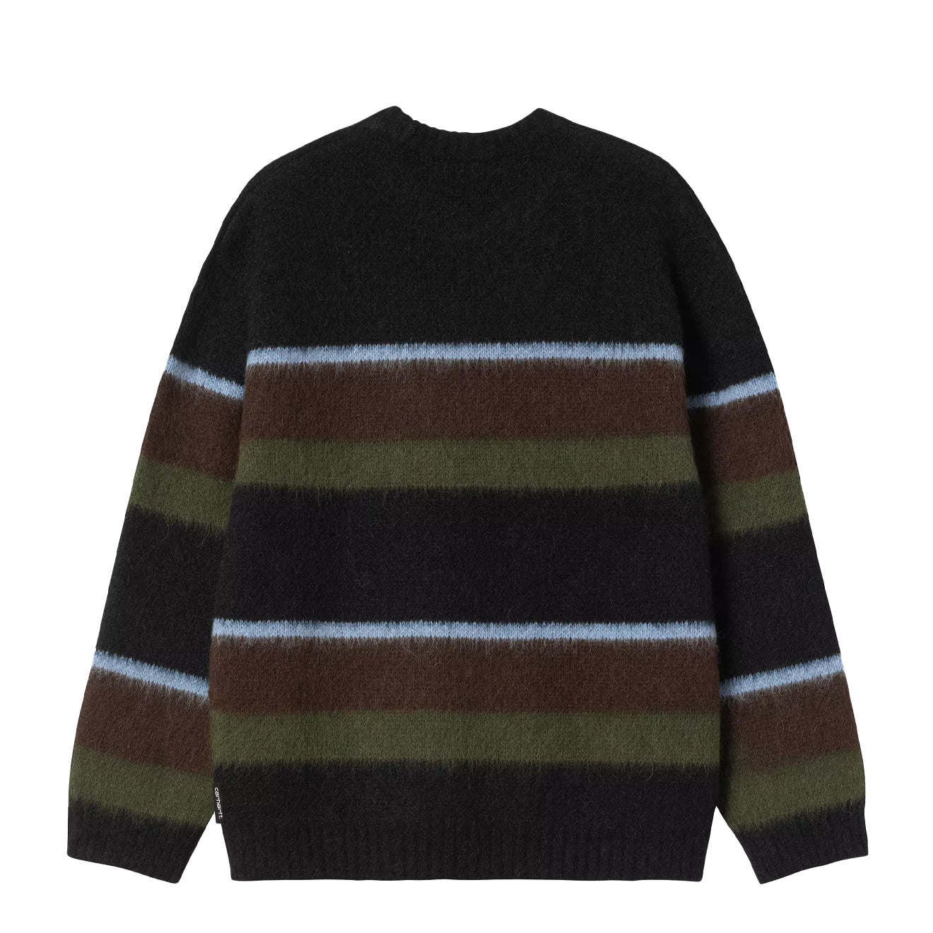 Carhartt WIP Merton Sweater Sundling Stripe Palisander - The Sporting Lodge