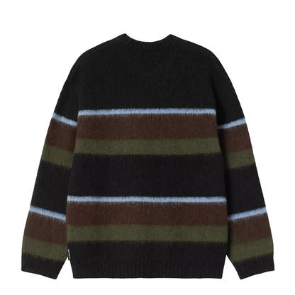 Carhartt WIP Merton Sweater Sundling Stripe Palisander - The Sporting Lodge