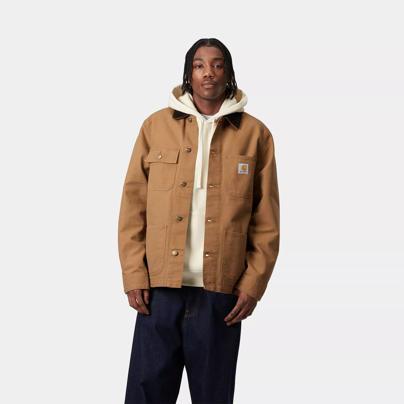 Carhartt WIP Michigan Coat Hamilton Brown / Tobacco Rinsed - The Sporting Lodge